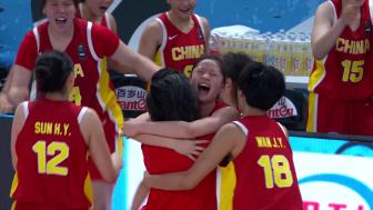 [咪咕全场集锦]🏀U17女篮世界杯排位赛-李沅珊30分+罚球绝杀 中国胜斯洛文尼亚